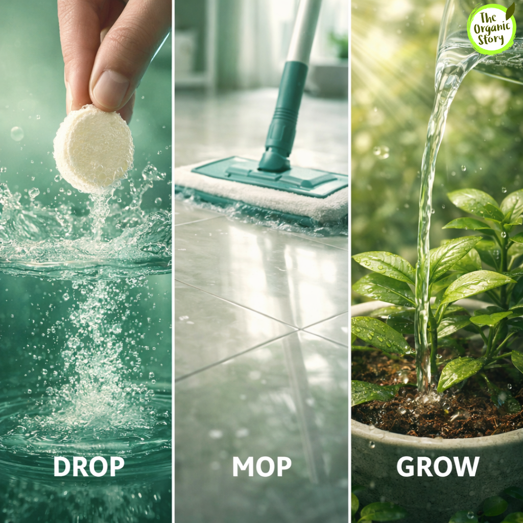 Growmop -  Floor Cleaner - 25 Tablets In 1 Tube