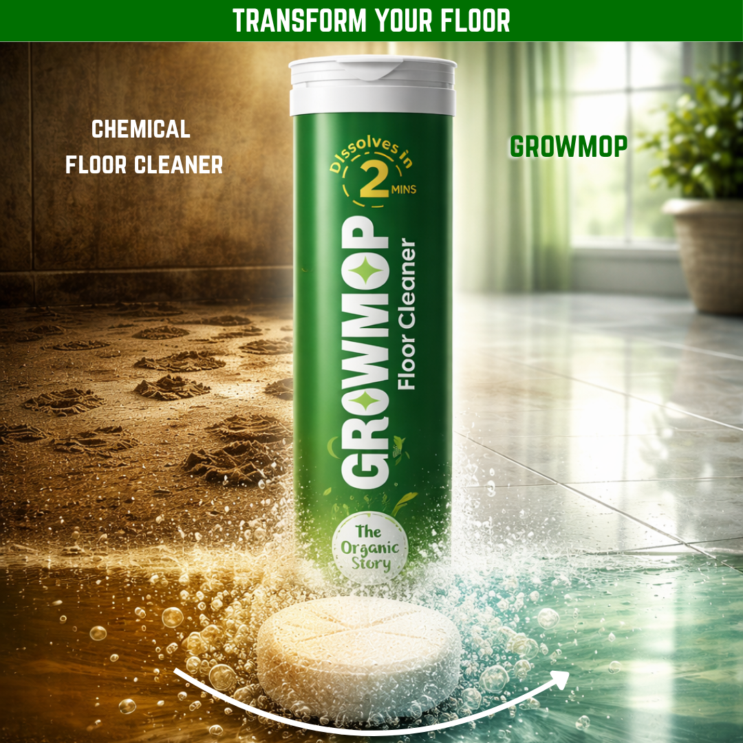 Growmop -  Floor Cleaner - 25 Tablets In 1 Tube
